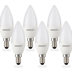 E14 LED Kaarslamp 5W Warm Wit 6-Pack
