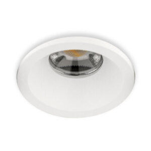 Inbouwspot LED 3W, Wit, Rond, Ã40mm, Dimbaar, Warm Wit
