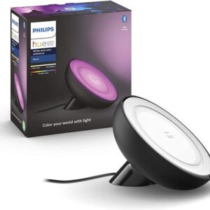 Philips Hue Bloom LED Tafellamp, RGBWW, White and Color Ambiance, Zwart