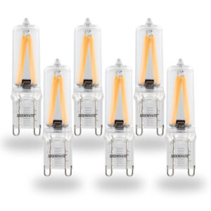 G9 LED Filament Lamp 2W Dimbaar Extra Warm Wit 6-Pack