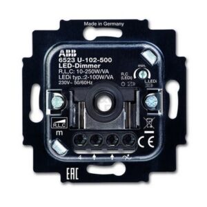 ABB Busch-Jaeger 6523U-102-500 LED Dimmer 230V, fase aansnijding 2W-100W