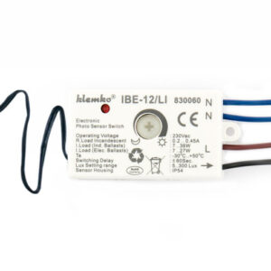 Klemko LED IBE-12/LI Schemerschakelaar Inbouw Waterdicht IP55