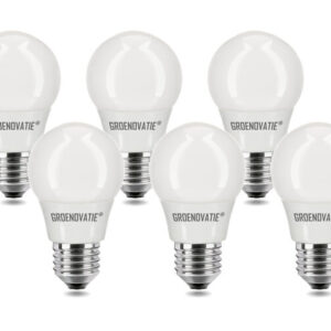 E27 LED Lamp 5W 3-Standen Dimbaar Warm Wit 6-Pack
