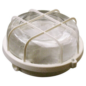 Bulleye Plafond-/ Wandarmatuur voor Buiten, Wit, Waterdicht IP44, E27 Fitting
