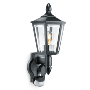 Steinel L 15 Wandlamp Bewegingssensor, Waterdicht IP44, Zwart, E27 Fitting
